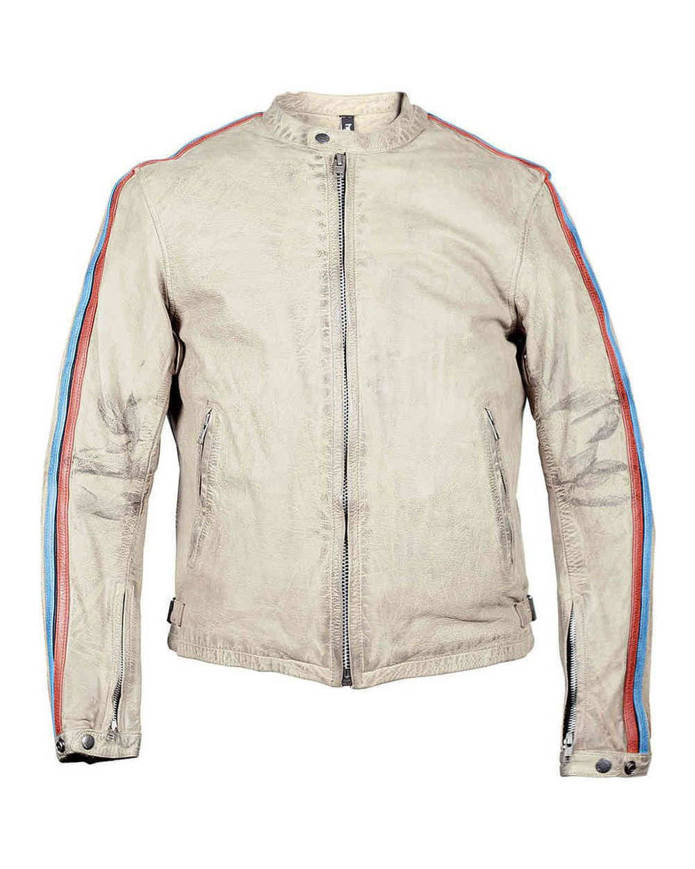 evaporación Bergantín Rodeado ENGINE beige rag chaqueta de cuero helstons | Goyamoto